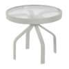 Round Acrylic Side Patio Table