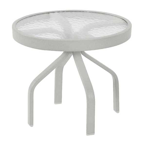 Round Acrylic Side Patio Table