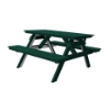 Picnic Table With Attached Benches	