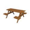 Traditional Picnic Table w/ ADA Bench