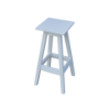 Recycled Plastic Square Bar Stool	