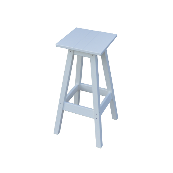 Recycled Plastic Square Bar Stool	