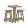 Bistro Table Set With Two Square Barstools
