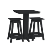 Bistro Table Set With Two Square Barstools