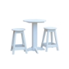 Bistro Table Set With Two Round Barstools