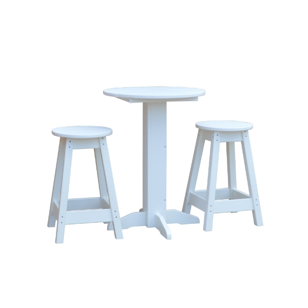 Recycled plastic bistro set hotsell