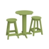 Bistro Table Set With Two Round Barstools