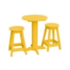 Bistro Table Set With Two Round Barstools