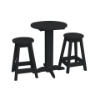 Bistro Table Set With Two Round Barstools