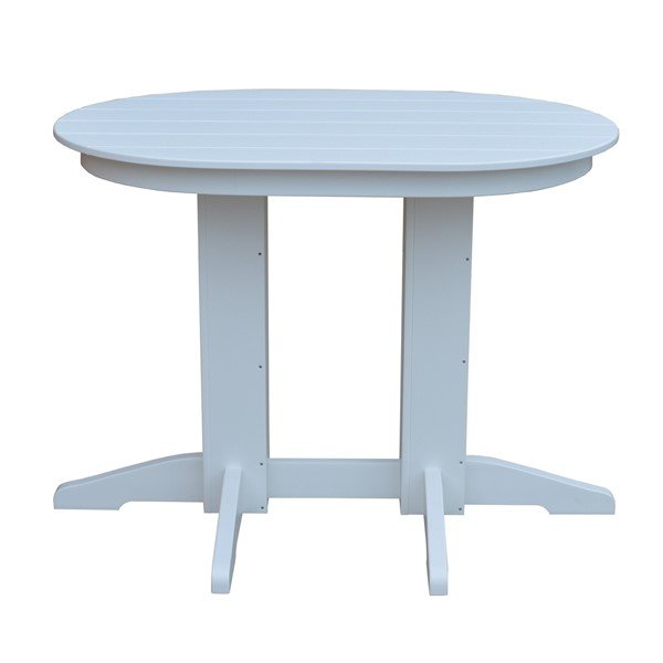 Oval Counter Height Table