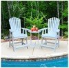 Two Patio Chairs With Round Side Table