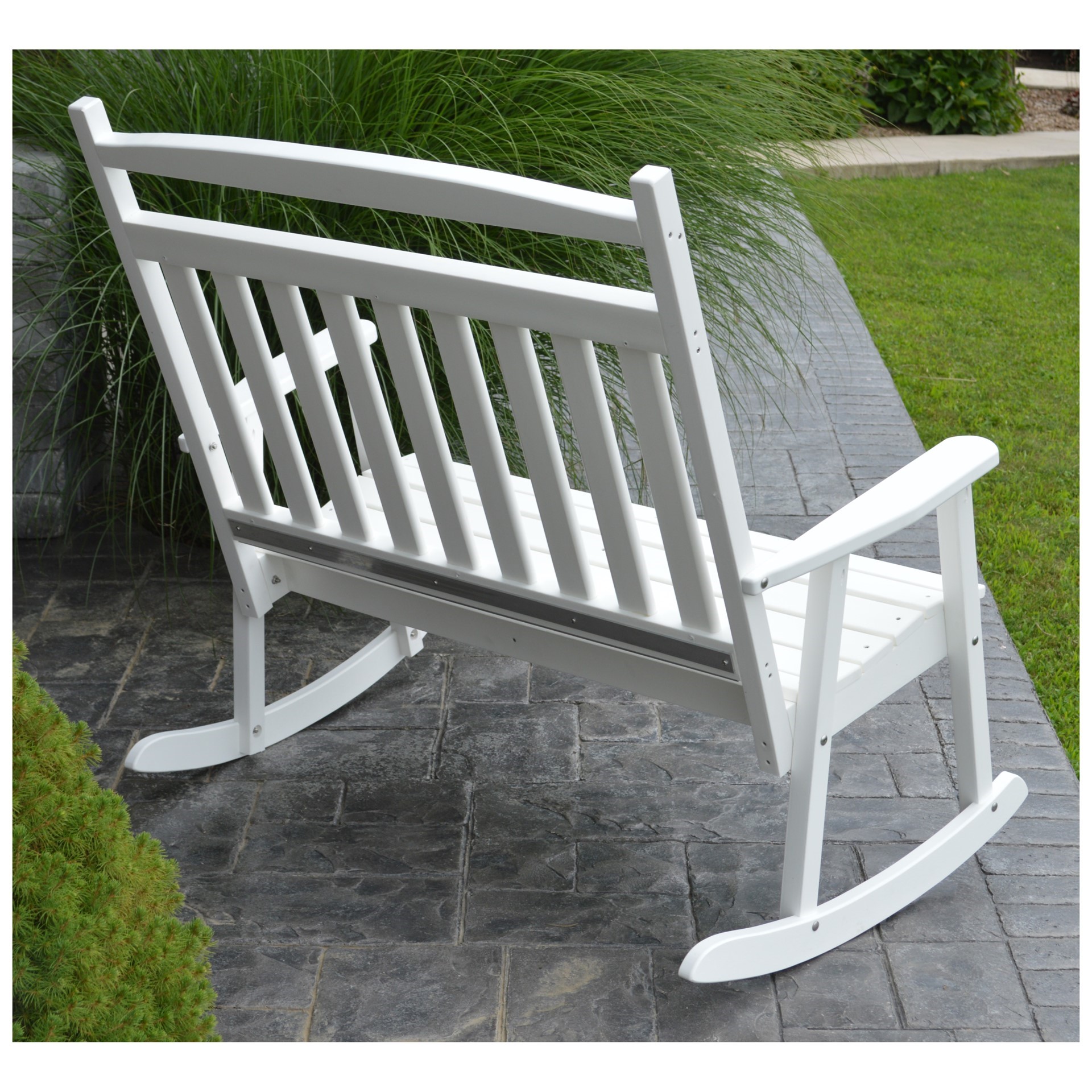 Double Classic Rocking Bench - Furniture Leisure