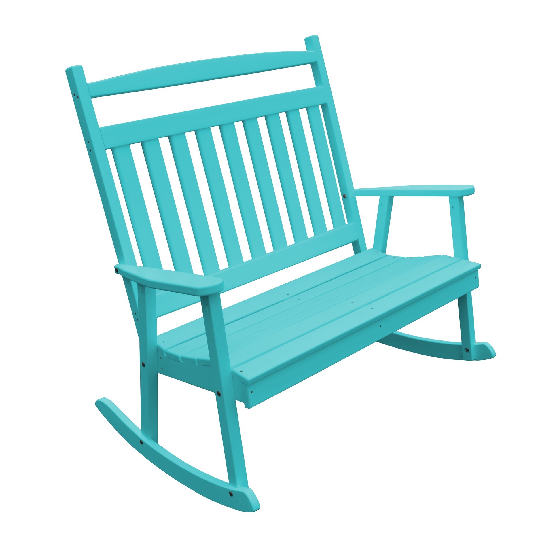 Classic Recycled Plastic Double Rocking Bench – Furniture Leisure