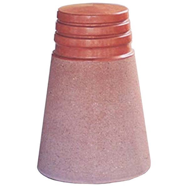  Triple Reveal Line Concrete Cone Bollard 