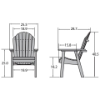 Muskoka Adirondack Dining Chair