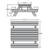 Highwood National Picnic Table