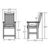 Springville Counter Armchair