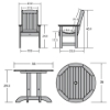 Springville Three-Piece Dining Set