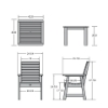 Glennville Five-Piece Dining Set 