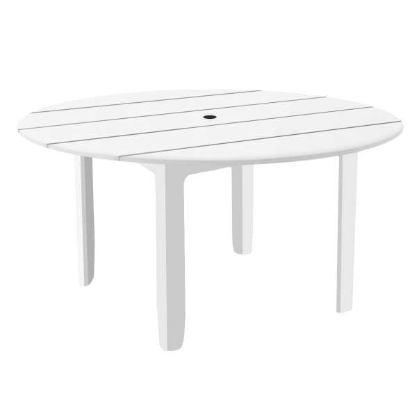 Mainstay High Density Polyethylene Round Dining Table	