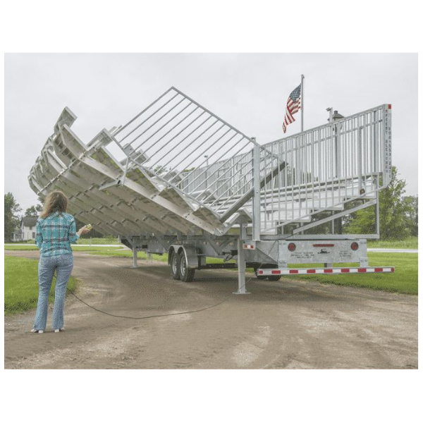 Towable Aluminum Bleacher