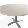 48" Round Hammered MGP Dining Table