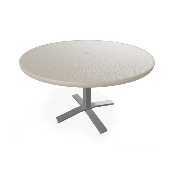 48" Round Hammered MGP Dining Table	