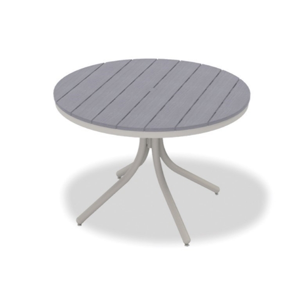 Round Rustic MGP Dining Table Prong Base