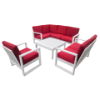 Hurricane Deep Cushion Sectional Armchair