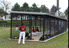 All Steel Dugout Shelter For Ballparks With 7' 6" Entry Height