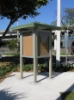 Kiosk All-Steel Square Mini Message Shelter