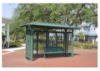  All-Steel Privacy Shelter For Bus Stops