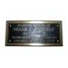 Custom Cast Bronze Metal Plaque	