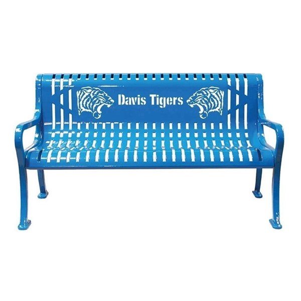 Personalized Diamond Style Memorial Thermoplastic Bench	