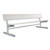 Portable Aluminum Plank Bench with Galvanized Steel Frame - 6 or 8 ft.	