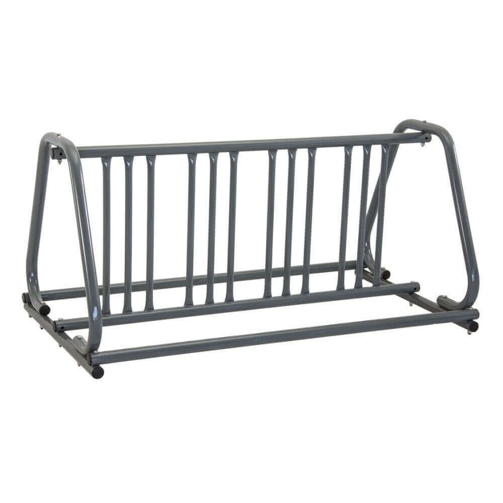 14 Space Large 14 18 Space A Style Grid Style Bike Rack Galvanized Steel A Style Grid Style Bike Rack Galvanized Steel Furniture Leisure