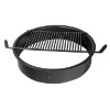 7" High Steel Fire Ring, 30" Dia, 300 Sq. In. Cooking Surface	