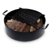 7" High Steel Fire Ring, 30" Dia, 300 Sq. In. Cooking Surface	