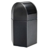 45 Gallon Poly Tec Commercial Plastic Hexagonal Trash Receptacle With Dome Lid	