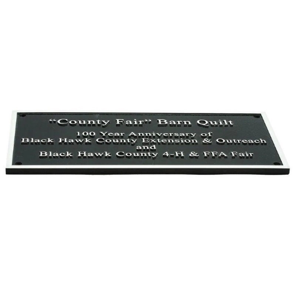 Metal Memorial Plaque