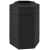 Poly Tec Commercial Plastic Hexagonal Trash Receptacle