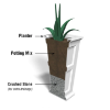 Fairfield 40" Tall Planter 