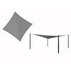 Hyperbolic Fabric Sail Shade Structure With 12 Ft. Entry Height