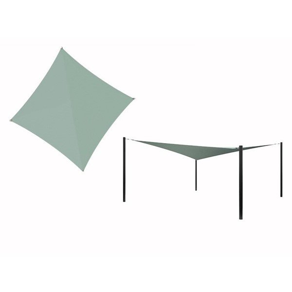 Hyperbolic Fabric Sail Shade Structure with 10 Ft. Entry Height