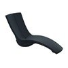Curved In-Pool Rotoform Polymer Chaise Lounge