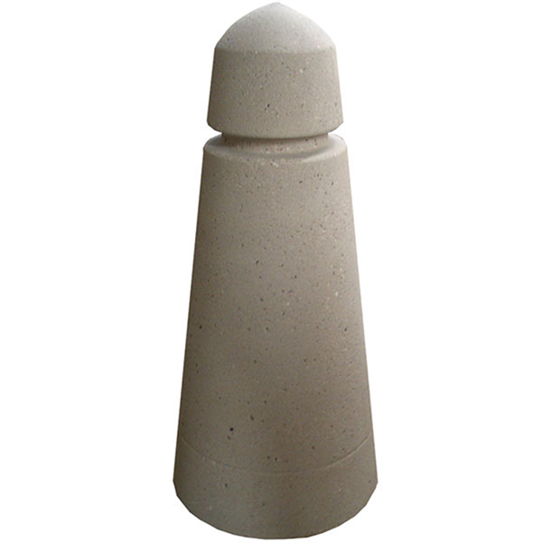 19” Tapered Concrete Bollard With Reveal Line - 525 Lbs.