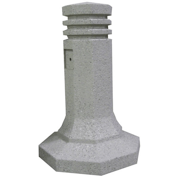 12" Portable Soldier Field Concrete Bollard - 400 lbs.