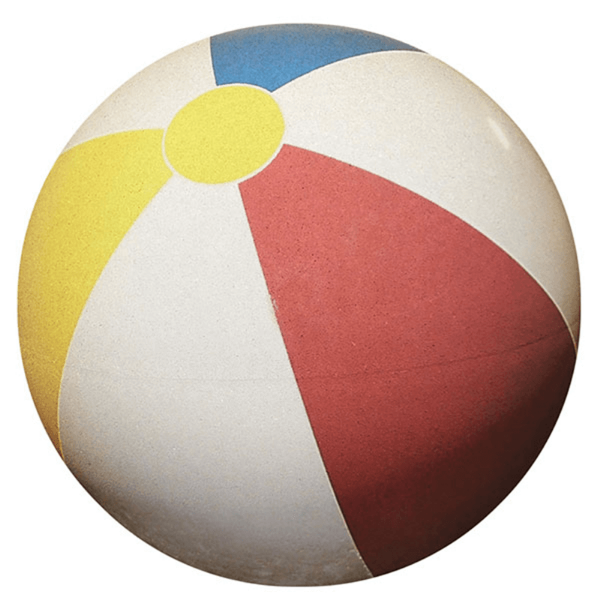 36" Beach Ball Concrete Bollard