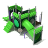 Teetotum Turret Playground Set For Commercial Use - Ages 6 To 23 Months - Front