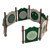 Camp Walden Playground Set For Commercial Use - Ages 6 To 23 Months - Quick Ship - Neutral - Front
